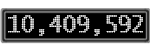 The GaugeControl contains 1 gauge with values: (10,409,004).