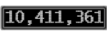 The GaugeControl contains 1 gauge with values: (10,411,145).