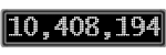 The GaugeControl contains 1 gauge with values: (10,408,032).