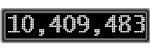 The GaugeControl contains 1 gauge with values: (10,408,975).