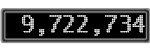 The GaugeControl contains 1 gauge with values: (9,722,559).