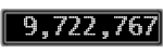 The GaugeControl contains 1 gauge with values: (9,722,555).