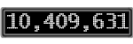 The GaugeControl contains 1 gauge with values: (10,409,494).