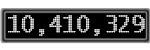 The GaugeControl contains 1 gauge with values: (10,409,929).