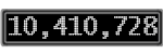 The GaugeControl contains 1 gauge with values: (10,410,750).