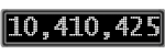 The GaugeControl contains 1 gauge with values: (10,410,313).