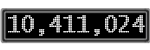 The GaugeControl contains 1 gauge with values: (10,410,892).