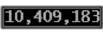 The GaugeControl contains 1 gauge with values: (10,408,975).