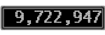 The GaugeControl contains 1 gauge with values: (9,722,920).
