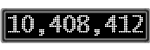 The GaugeControl contains 1 gauge with values: (10,408,302).