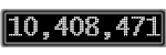 The GaugeControl contains 1 gauge with values: (10,408,244).