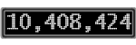 The GaugeControl contains 1 gauge with values: (10,408,292).