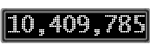 The GaugeControl contains 1 gauge with values: (10,408,998).