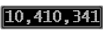 The GaugeControl contains 1 gauge with values: (10,409,928).