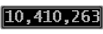The GaugeControl contains 1 gauge with values: (10,409,928).