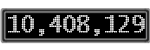 The GaugeControl contains 1 gauge with values: (10,408,032).