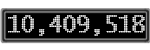 The GaugeControl contains 1 gauge with values: (10,409,001).