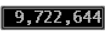 The GaugeControl contains 1 gauge with values: (9,722,020).