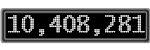 The GaugeControl contains 1 gauge with values: (10,408,034).