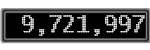The GaugeControl contains 1 gauge with values: (9,721,827).