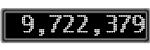 The GaugeControl contains 1 gauge with values: (9,722,321).