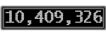 The GaugeControl contains 1 gauge with values: (10,409,004).
