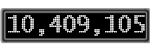 The GaugeControl contains 1 gauge with values: (10,409,002).