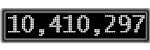 The GaugeControl contains 1 gauge with values: (10,410,316).