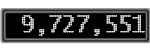 The GaugeControl contains 1 gauge with values: (9,727,085).