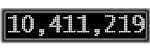 The GaugeControl contains 1 gauge with values: (10,410,889).