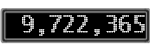 The GaugeControl contains 1 gauge with values: (9,722,321).