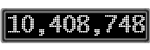 The GaugeControl contains 1 gauge with values: (10,408,032).