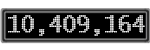 The GaugeControl contains 1 gauge with values: (10,408,860).
