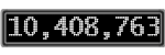 The GaugeControl contains 1 gauge with values: (10,408,460).