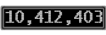 The GaugeControl contains 1 gauge with values: (10,411,950).