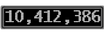 The GaugeControl contains 1 gauge with values: (10,412,133).