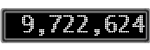 The GaugeControl contains 1 gauge with values: (9,722,319).