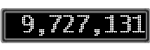 The GaugeControl contains 1 gauge with values: (9,726,299).