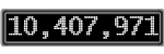 The GaugeControl contains 1 gauge with values: (10,407,654).