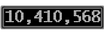 The GaugeControl contains 1 gauge with values: (10,410,706).