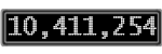The GaugeControl contains 1 gauge with values: (10,410,883).
