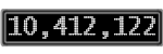 The GaugeControl contains 1 gauge with values: (10,410,748).