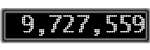The GaugeControl contains 1 gauge with values: (9,727,085).