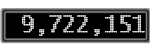 The GaugeControl contains 1 gauge with values: (9,721,996).