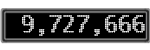 The GaugeControl contains 1 gauge with values: (9,727,082).