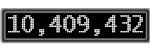 The GaugeControl contains 1 gauge with values: (10,408,975).