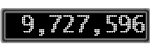 The GaugeControl contains 1 gauge with values: (9,727,102).
