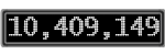 The GaugeControl contains 1 gauge with values: (10,409,207).