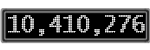 The GaugeControl contains 1 gauge with values: (10,409,928).