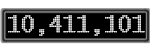 The GaugeControl contains 1 gauge with values: (10,410,527).